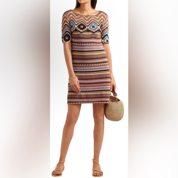 See By Chloe Dresses & Skirts - SEE BY CHLOÉ Crocheted Cotton Mini Dress Size Medium New